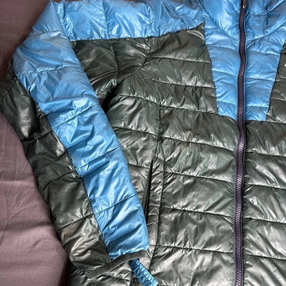 Columbia Jacket Womens S Green Thermal Coil Interchange Puffer Lightweight Ski‎